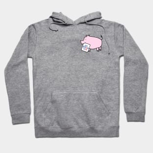 Small Pig with Joe Biden 2020 Sign Hoodie